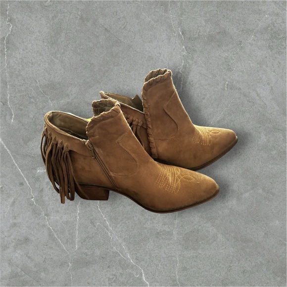 Pierre Dumas Shoes - NWOT Faux Suede Ankle Boots